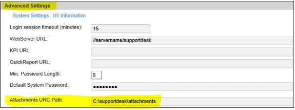 attachments unc path