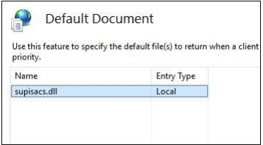 default document supisacs
