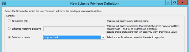 new schema privilege definition