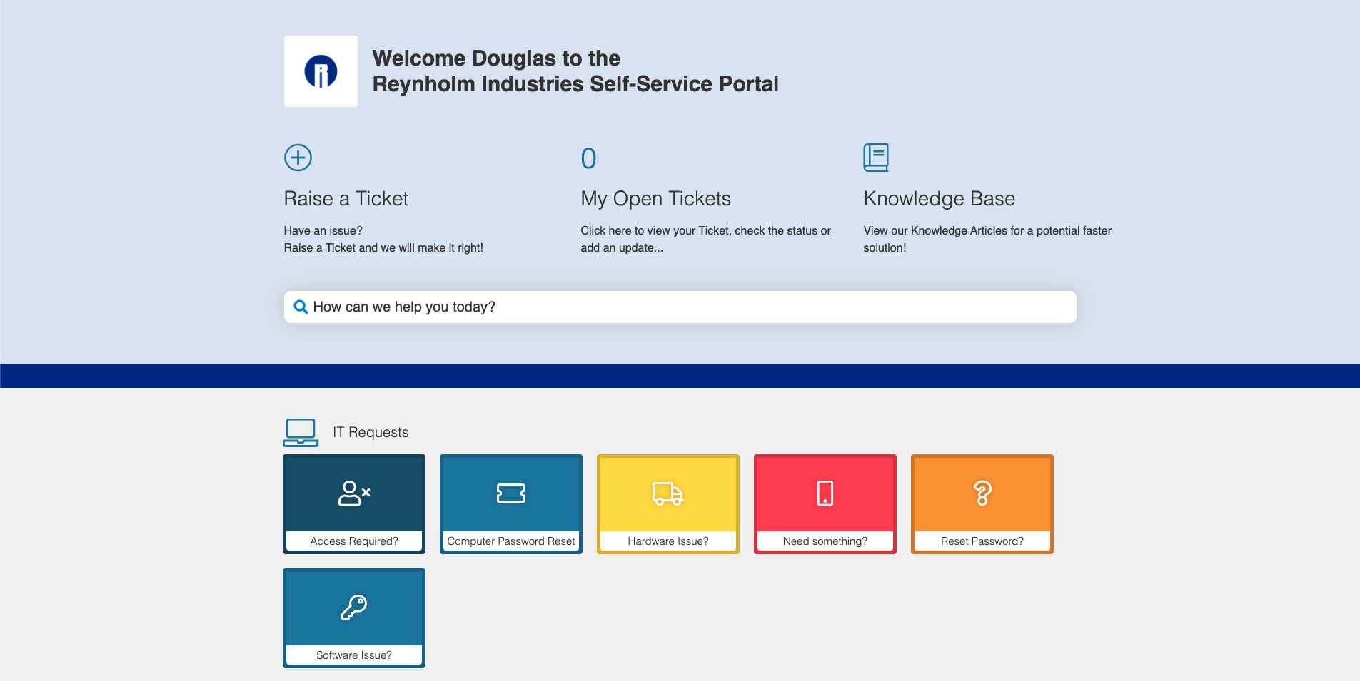 self service portal