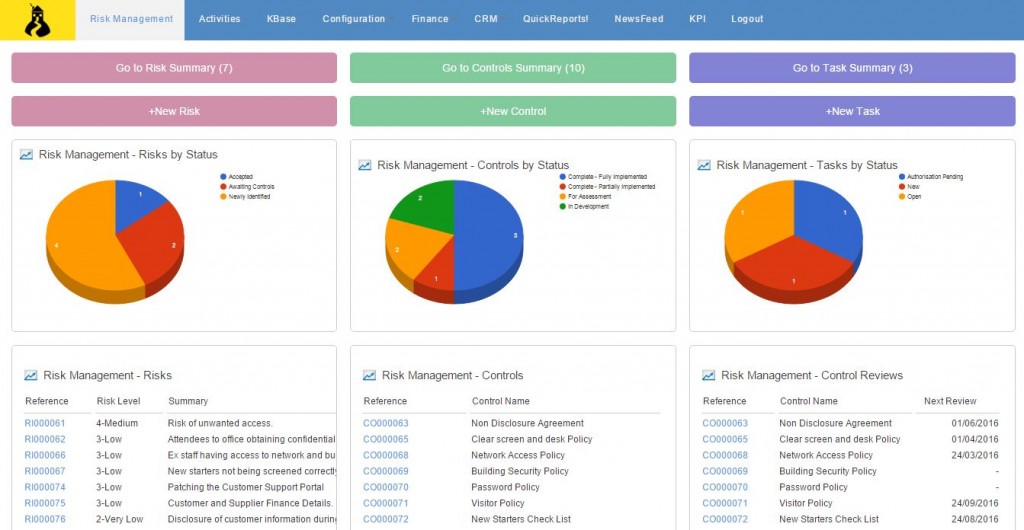 Risk Management Solution House On The Hill Service Desk Software