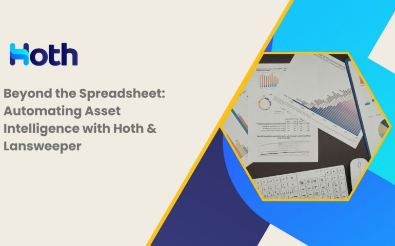 Lansweeper and Hoth ITSM integration webinar dashboard
